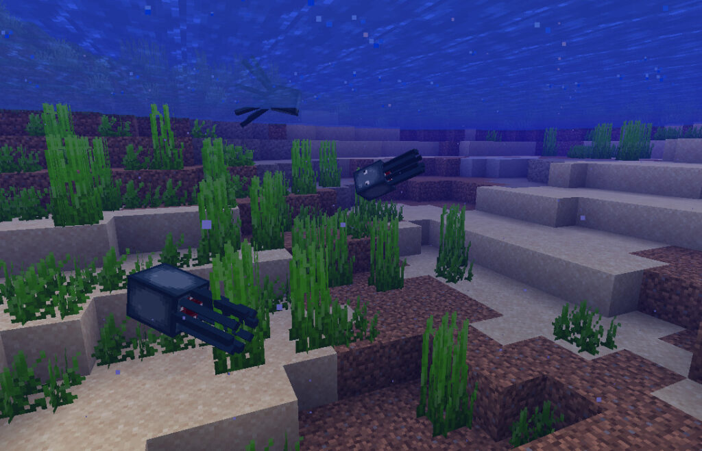 Oddychanie pod wodą w Minecraft