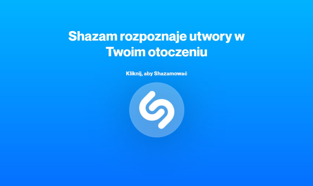 Shazam na komputerze