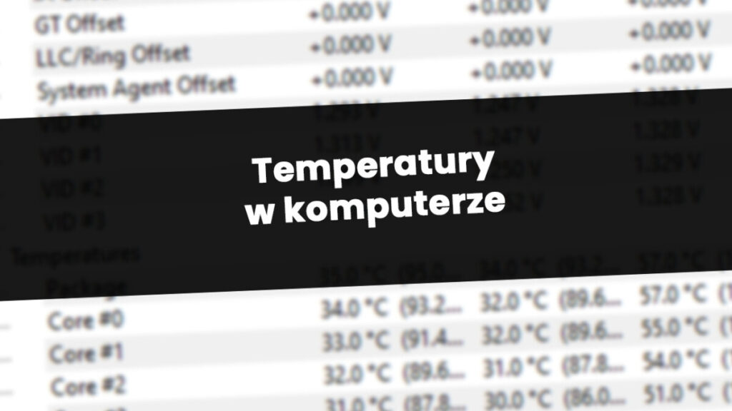 Temperatury komputera