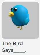 Zwierzak The Bird Says